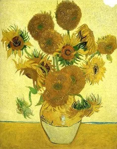 Vase with Fifteen Sunflowers - Vincent Van Gogh