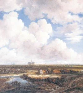 View of Haarlem With Bleaching Fields - Jacob van Ruisdael