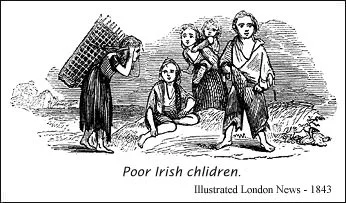Poor Irish children