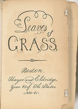 Leaves Of Grass (1860)
