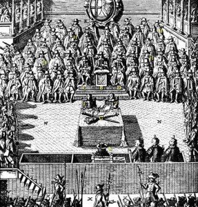 Trial of Charles I in 1649