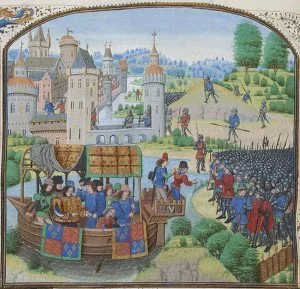 June 14 meeting of King Richard II and the rebels