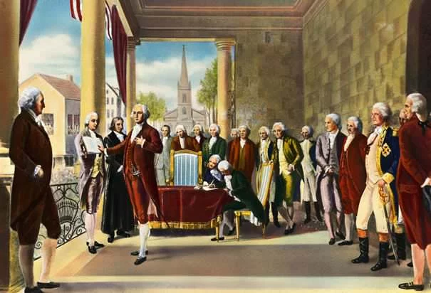 Инаугурация Вашингтона президентом
