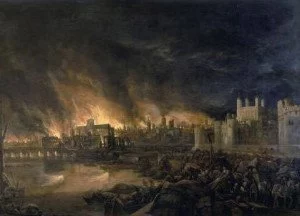 Great Fire of London on 4 September 1666