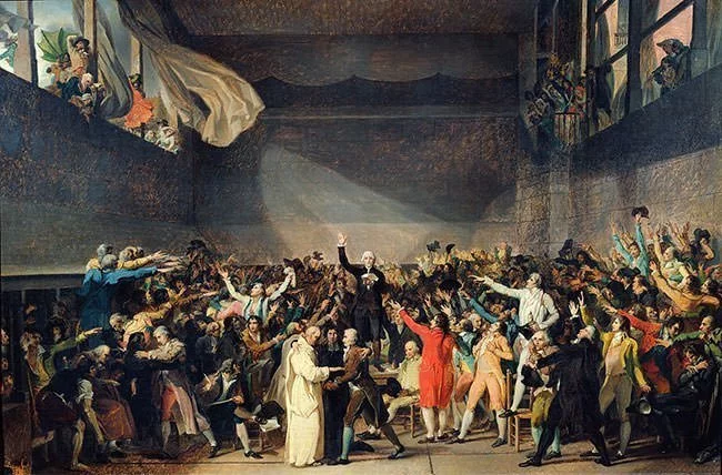 Tennis Court Oath Painting