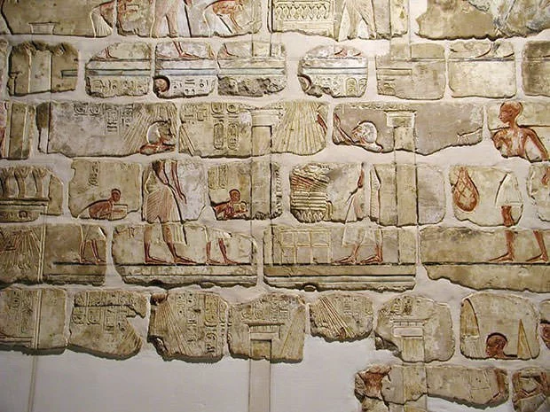 Temple of Amenhotep IV wall decorations