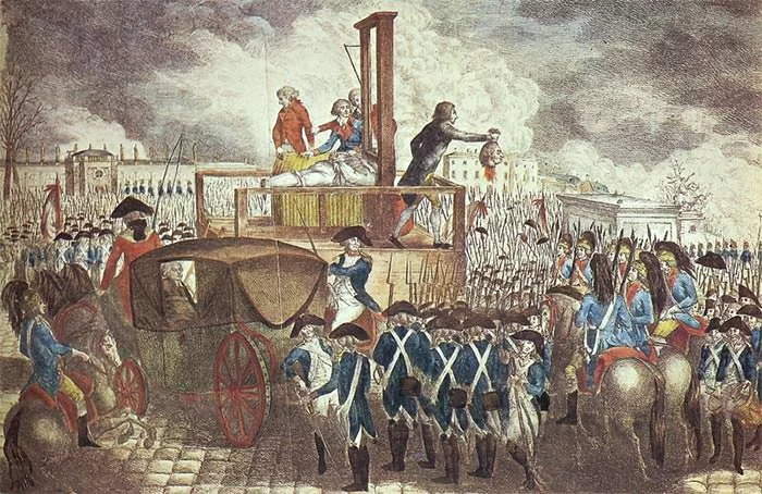 Исполнение гравюры Людовика XVI французская революция