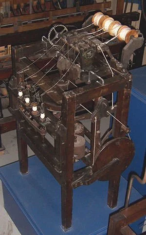 An Arkwright water frame