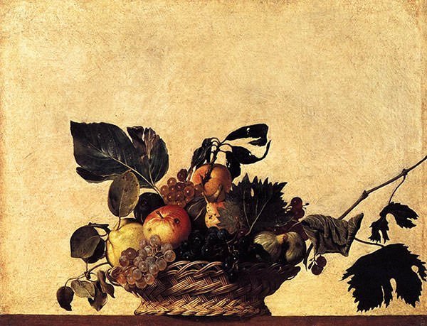 Basket of Fruit - Caravaggio