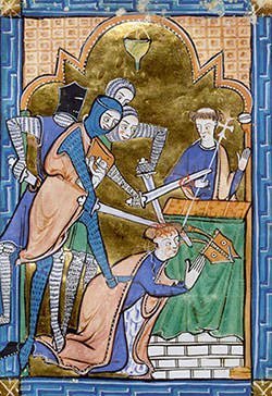 Thomas Becket Murder Depiction