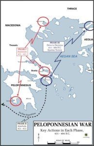 Pelopennesian War map