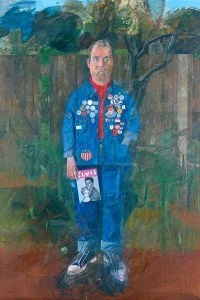 Self Portrait with Badges (1961)