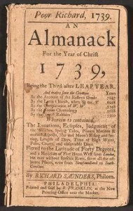 Poor Richard's Almanac 1739 Edition