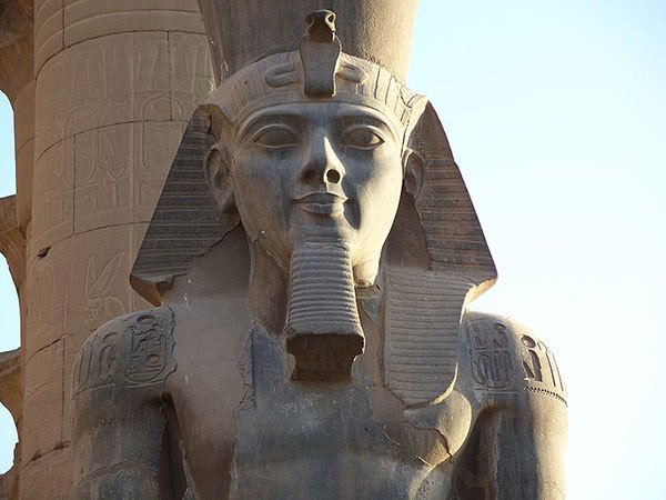 Ramses II Statue in Luxor Temple