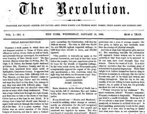 The Revolution Newspaper Front Page