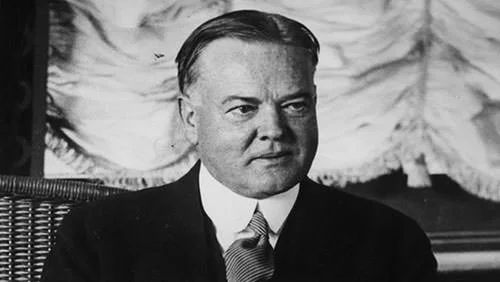 Herbert Hoover - US President during the Wall Street Crash