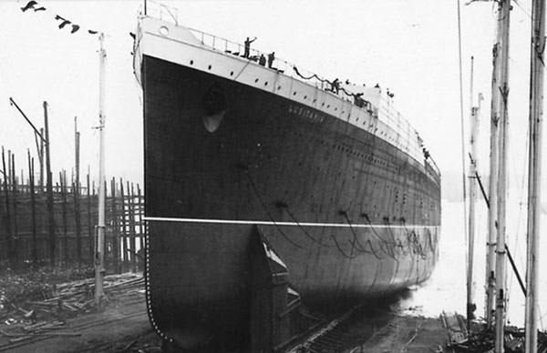 Lusitania's launch