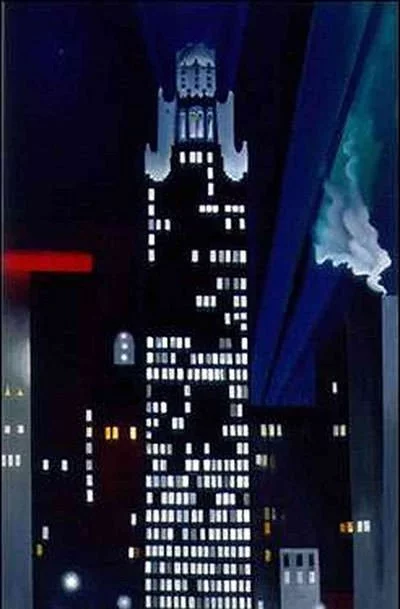 Radiator Building -- Night, New York (1927) - Georgia O'Keeffe