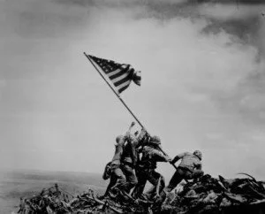 Raising the Flag on Iwo Jima photograph