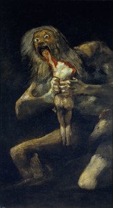 Saturn Devouring His Son (1823) - Francisco Goya