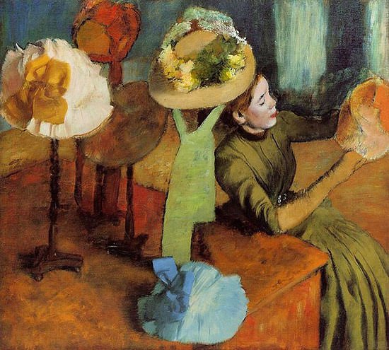 The Millinery Shop (1886) - Edgar Degas
