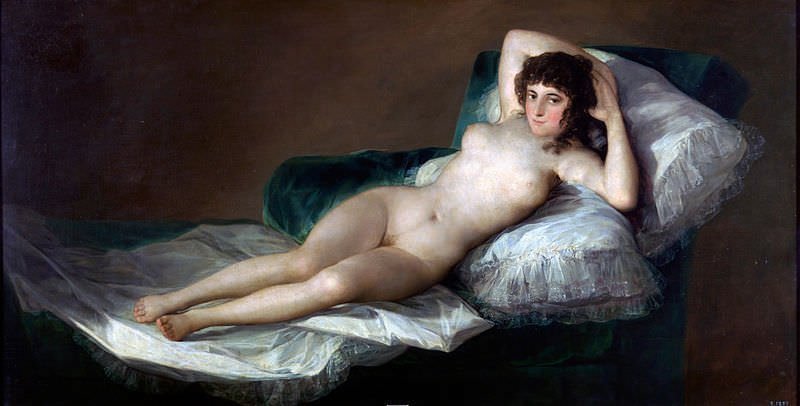The Nude Maja (1800) - Francisco Goya