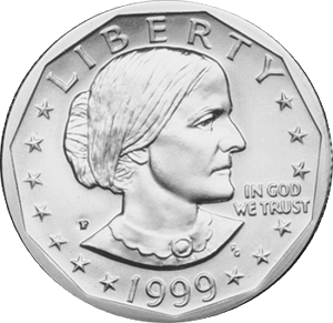 Susan. B. Anthony U.S. Dollar coin
