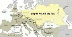 Hunnic Empire under Attila