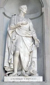 Amerigo Vespucci Statue in Florence