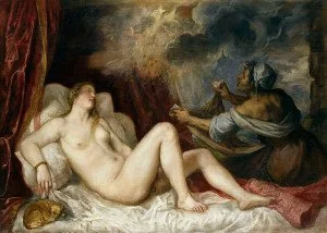 Danae with Nursemaid (1554) by Titian