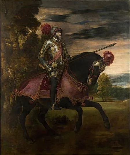 Equestrian Portrait of Charles V (1548) by Titian