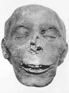 Mummified head of Thutmose III