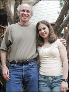 Louis Sachar and his daughter Sherre