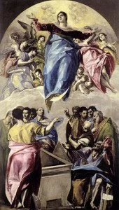 Assumption of the Virgin (1579) - El Greco