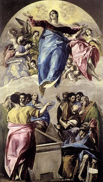 Assumption of the Virgin (1579) - El Greco