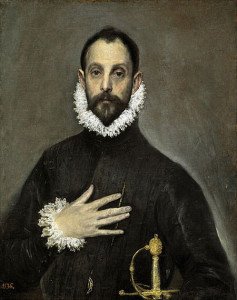 The Nobleman with his Hand on his Chest (1580) - El Greco