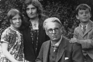 W B Yeats with his family