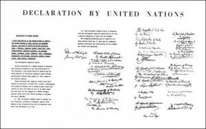 1942 Declaration of The United Nations