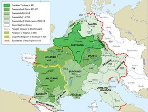 Frankish Kingdom Map