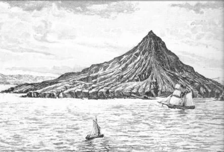 Krakatoa before the 1883 eruption