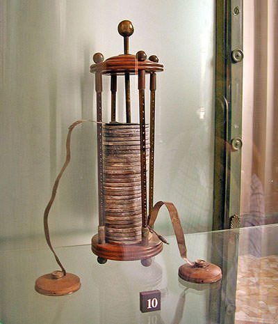 Alessandro Volta's voltaic pile