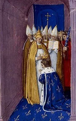 Coronation of Pepin the Short depiction