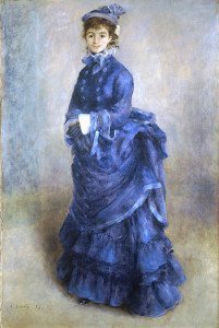 The Blue Lady (1874) - Pierre-Auguste Renoir