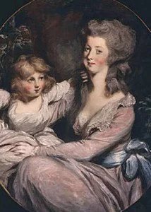 Peggy Shippen Arnold and her daughter Sophia