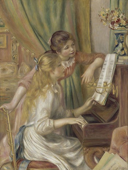 Young Girls at the Piano (1892) - Pierre-Auguste Renoir