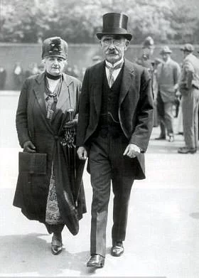 Rudyard Kipling with his wife Caroline