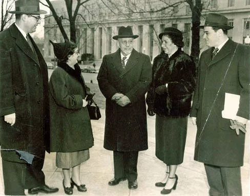 Du Bois and other defendants in the 1951 trial