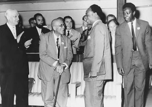 Du Bois with Kwame Nkrumah in 1962