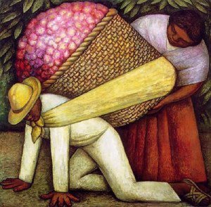 Flower Carrier (1935) - Diego Rivera