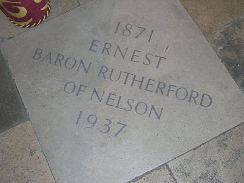 Grave of Ernest Rutherford